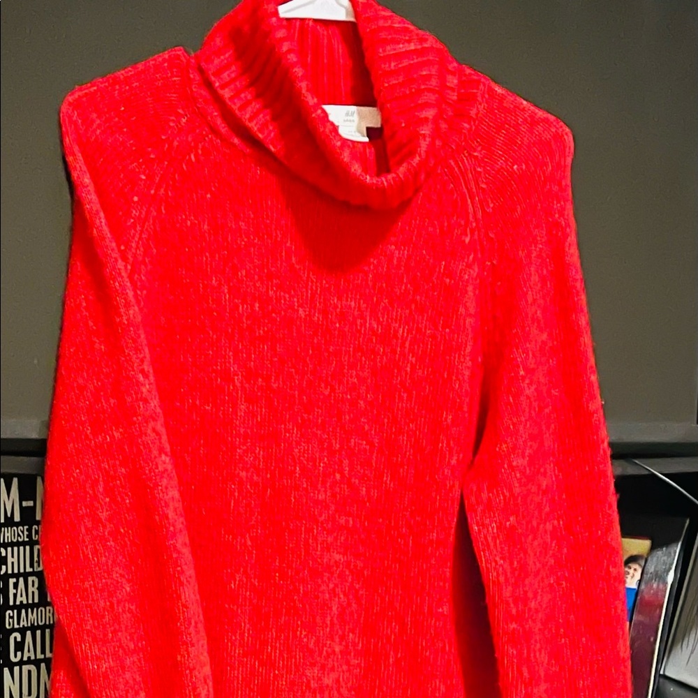 Long Red Sweater S/M
